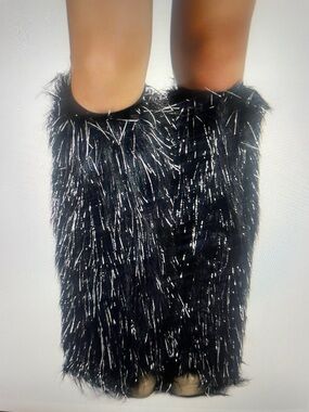 Faux Fur Leg Warmers